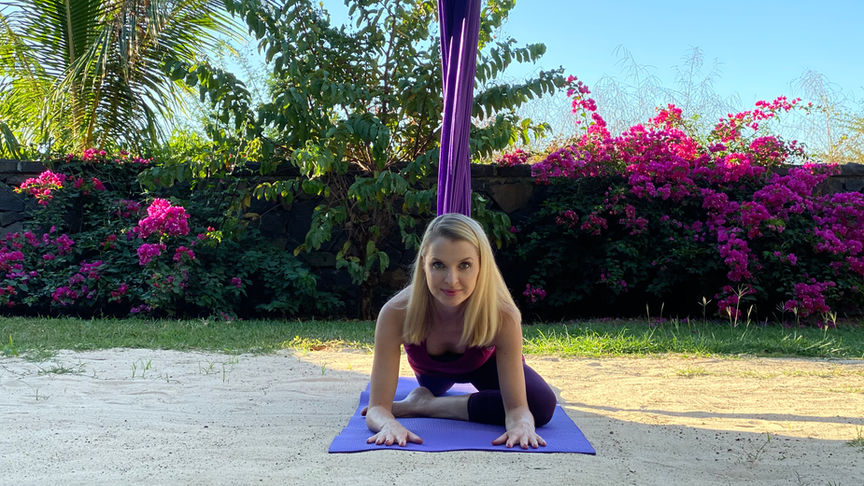 Aerial Yin Yoga class 2 IN ENGLISH